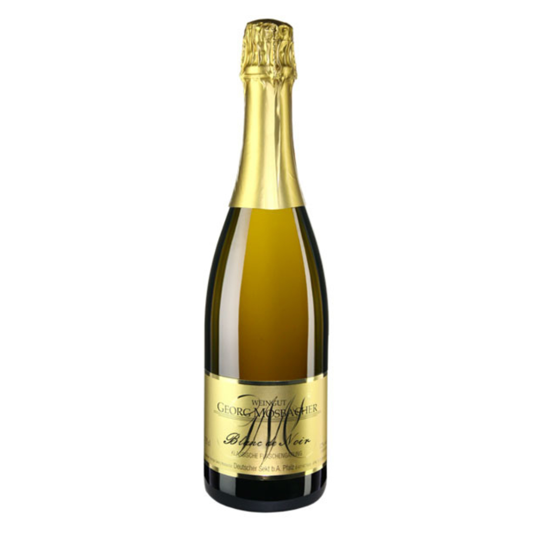 Blanc de Noirs brut (Weingut Georg Mosbacher) - ELEGANT - CREMIG - BIRNE/QUITTE
