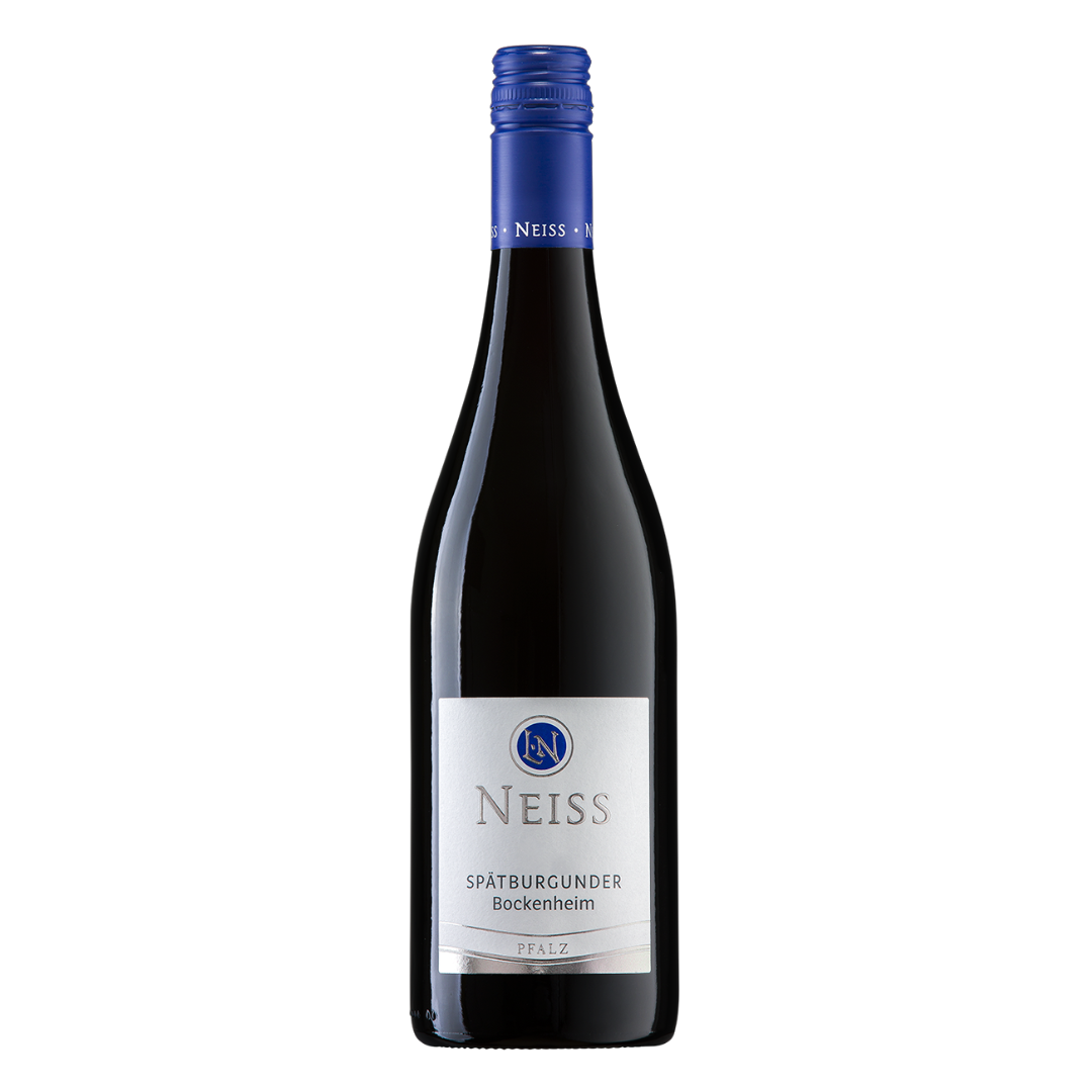 Spätburgunder Rotwein trocken "Bockenheim" (Weingut Neiss) - KÄFTIG - BEERIG - BOMBE