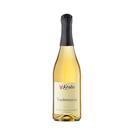 Traubensecco weiß - alkoholfrei (Weingut Walter Krebs) - FRUCHTIG - LEICHTPERLIG - SÜß